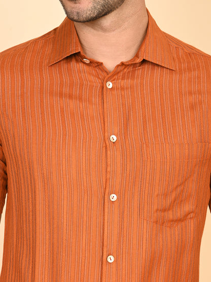 Half Sleeves Shirt in TC Dobby