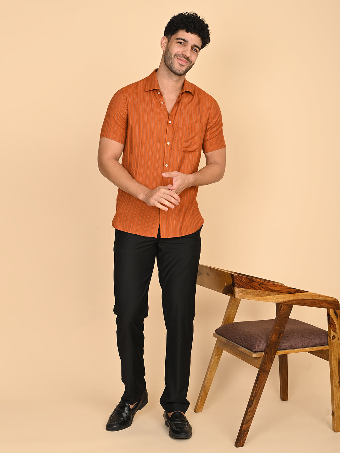 Half Sleeves Shirt in TC Dobby