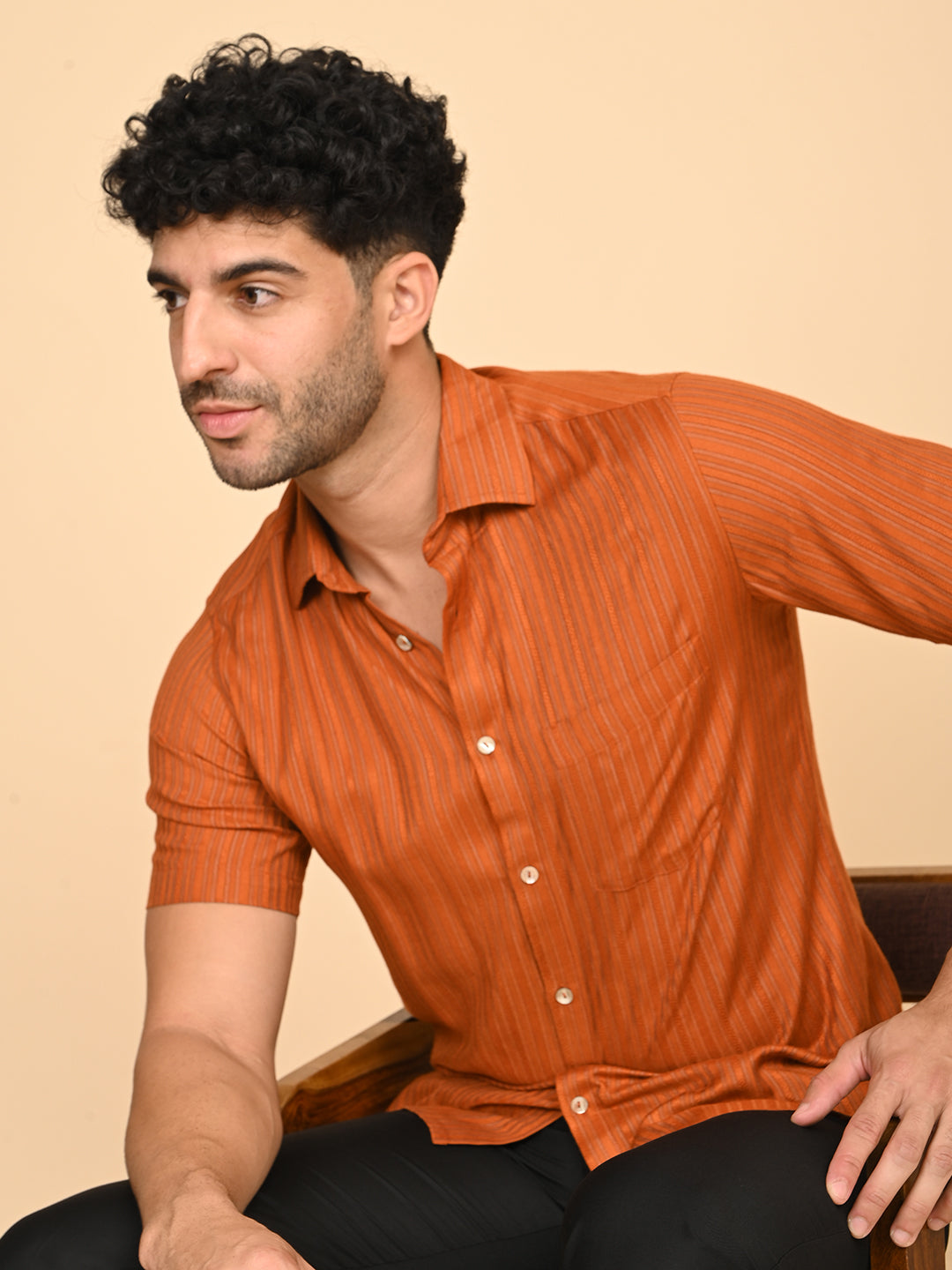 Half Sleeves Shirt in TC Dobby