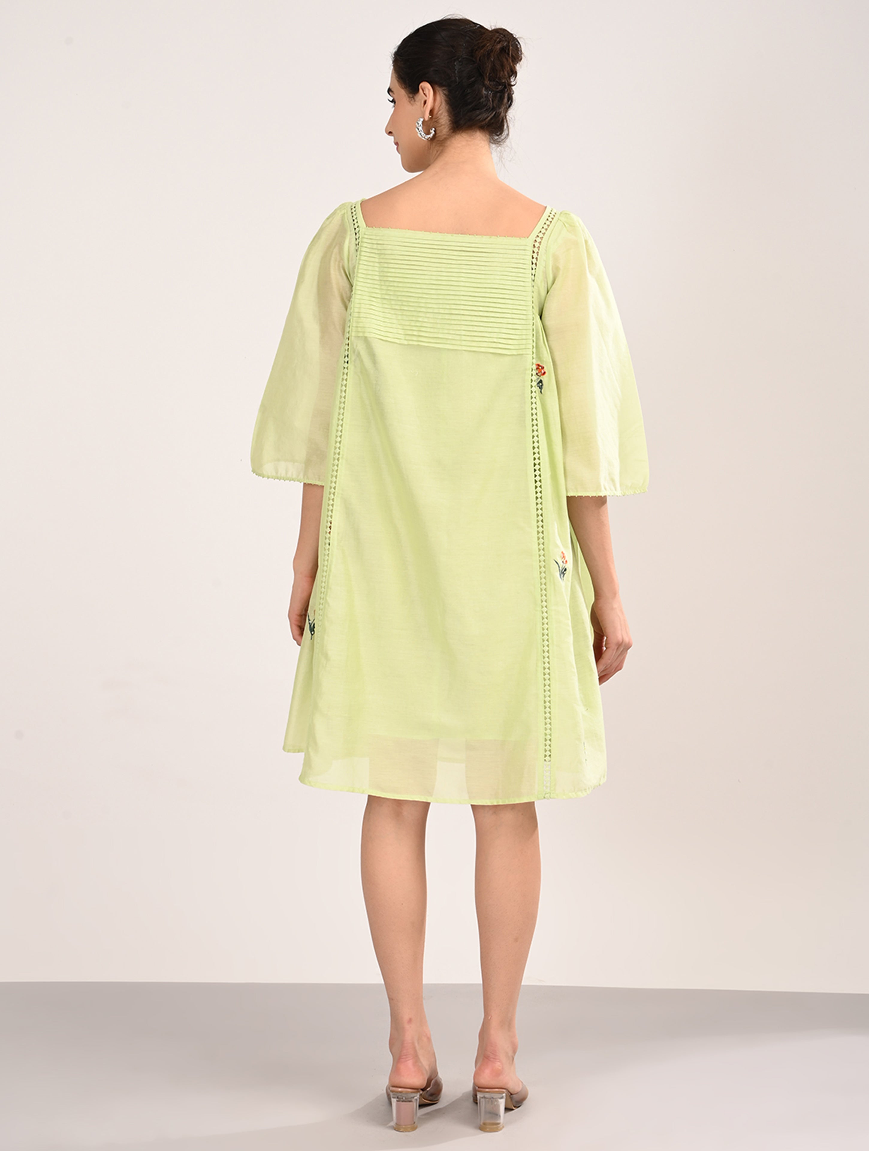 Mint Green A-Line Dress