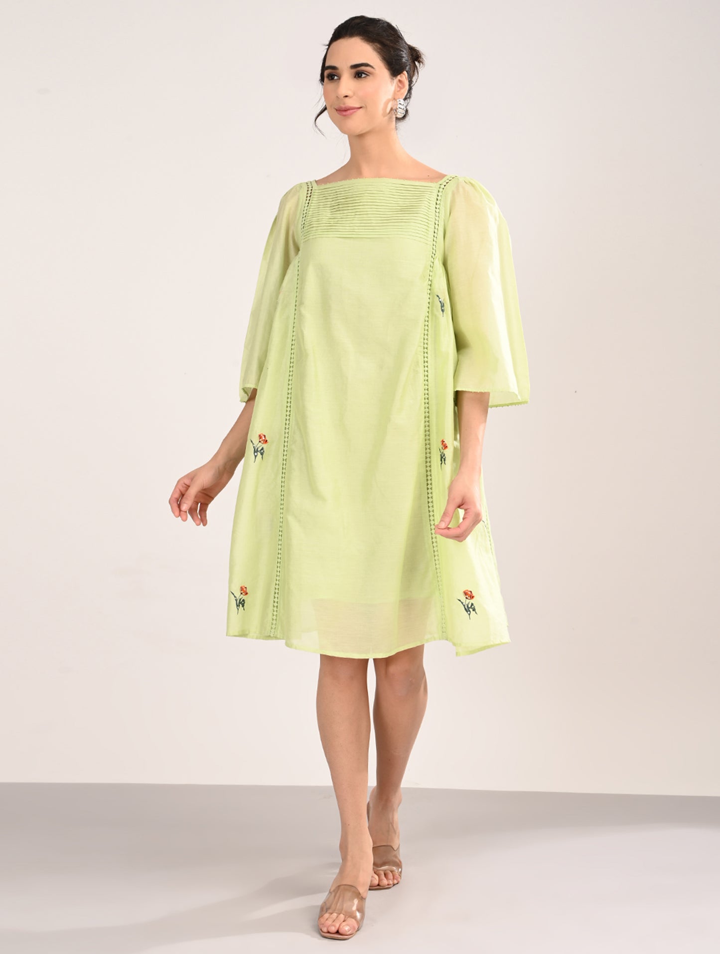 Mint Green A-Line Dress