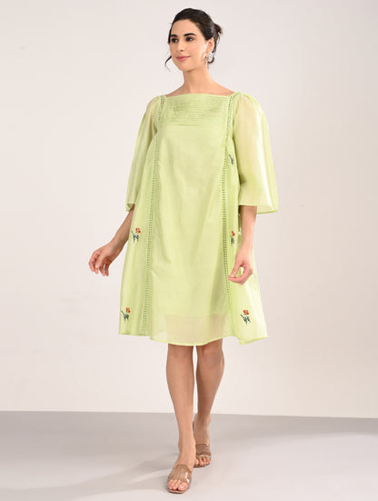 Mint Green A-Line Dress