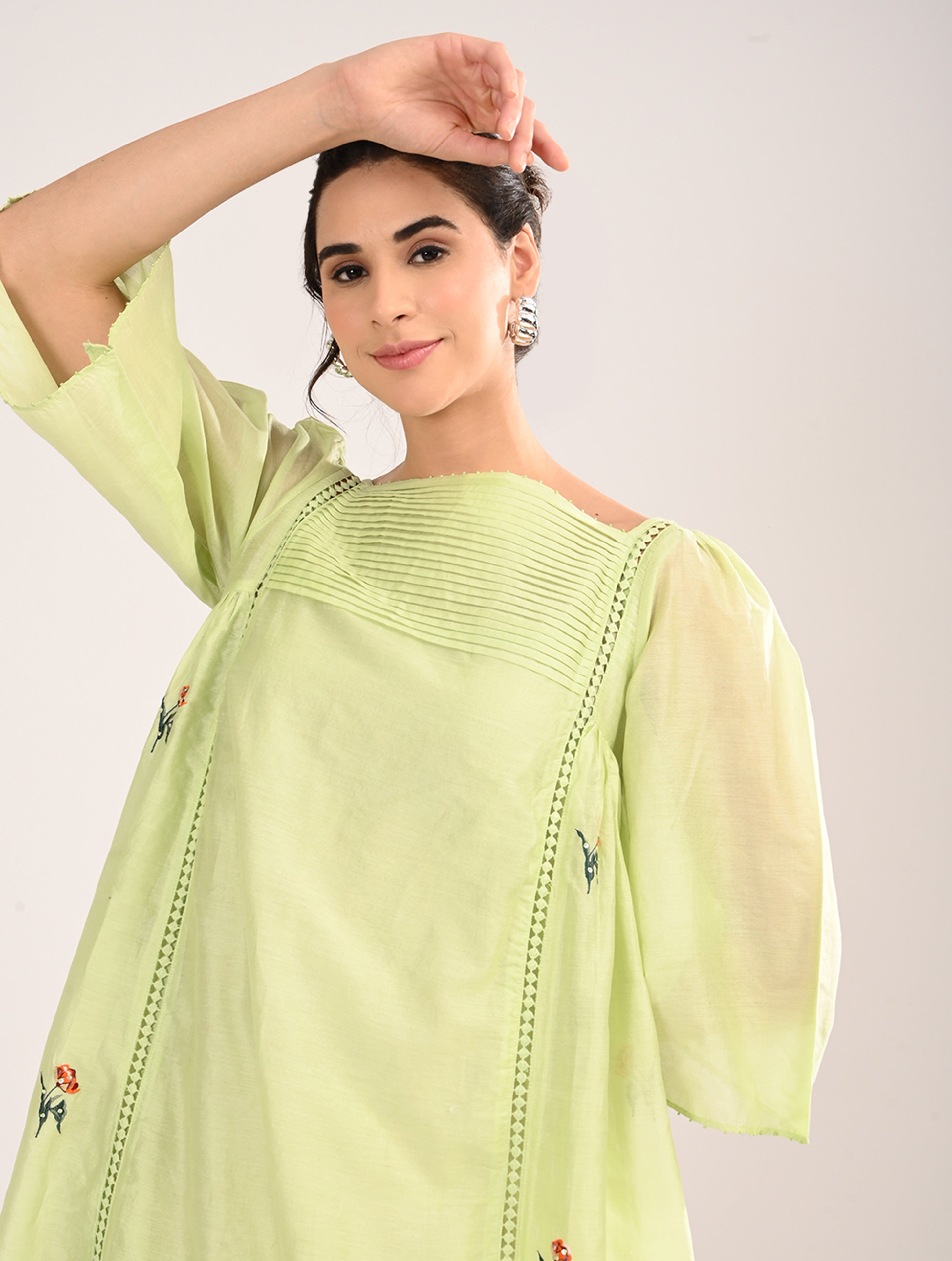 Mint Green A-Line Dress