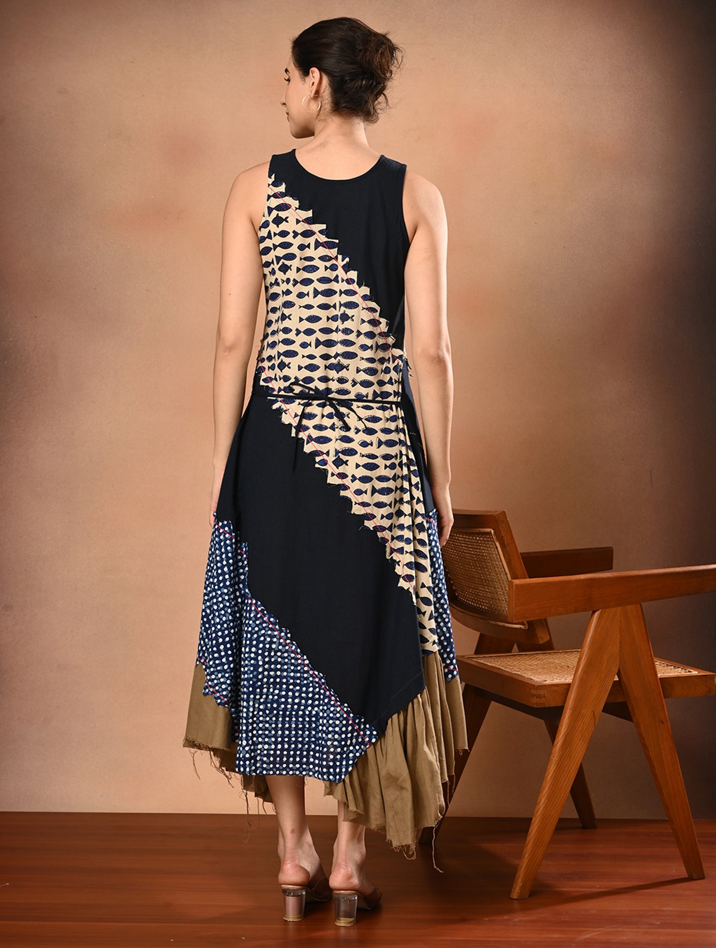 Handloom Cotton One piece Dress