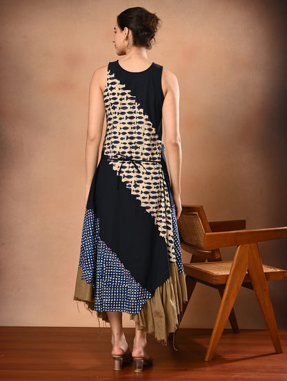 Handloom Cotton One piece Dress