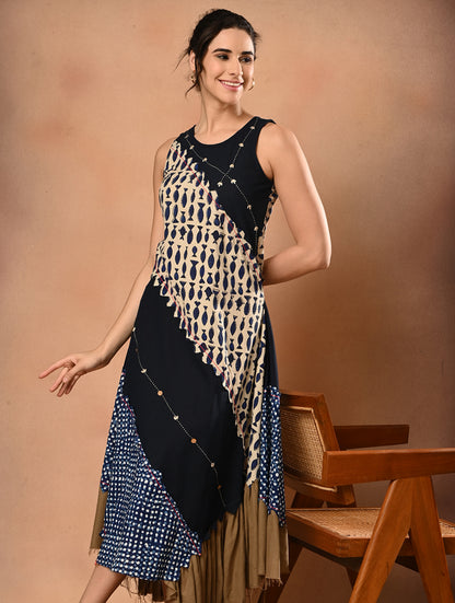 Handloom Cotton One piece Dress