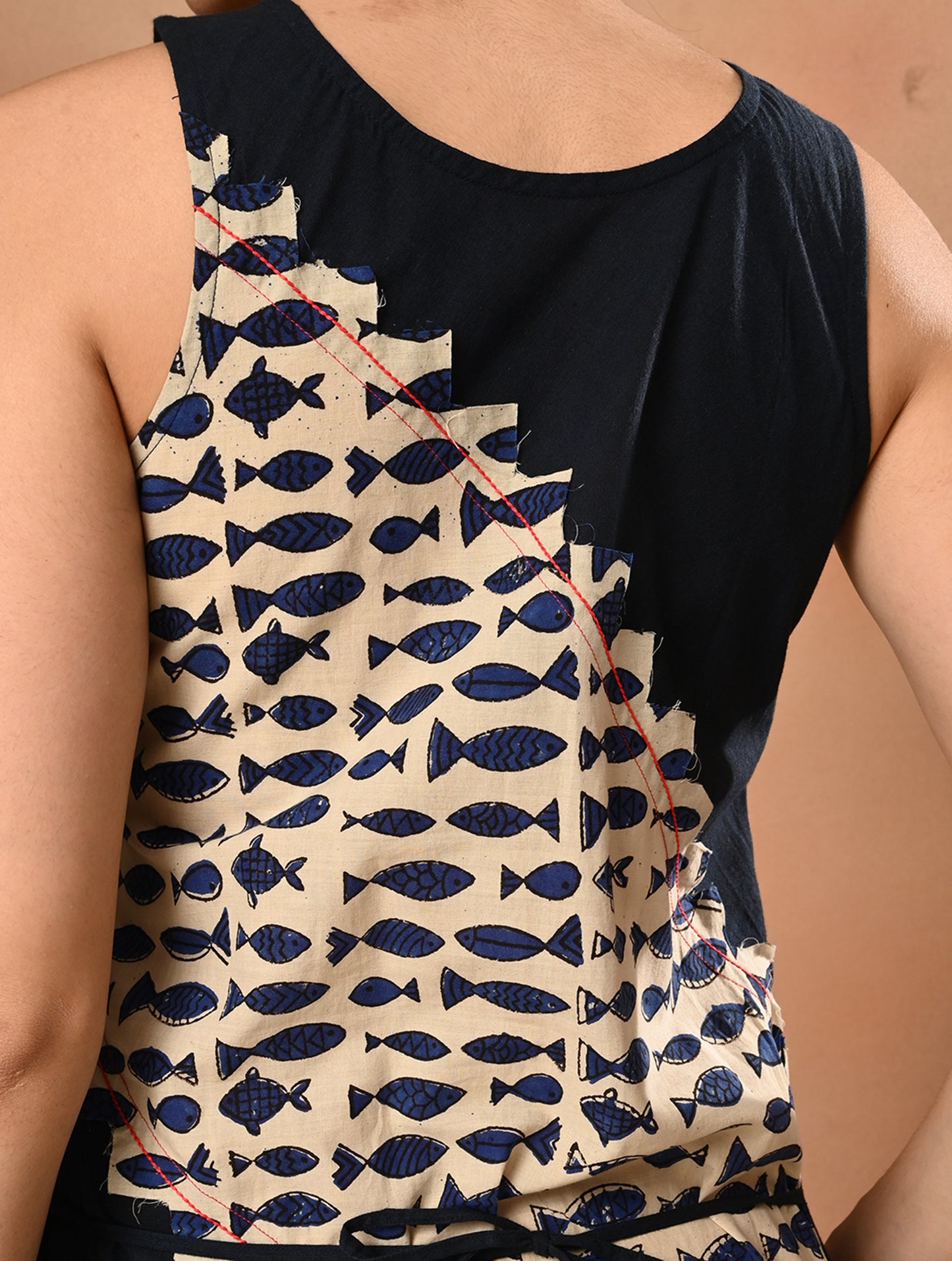 Handloom Cotton One piece Dress