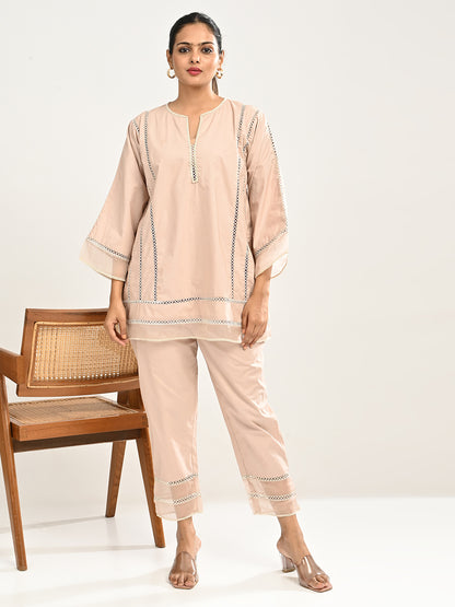 Pink Cotton Co-ord set