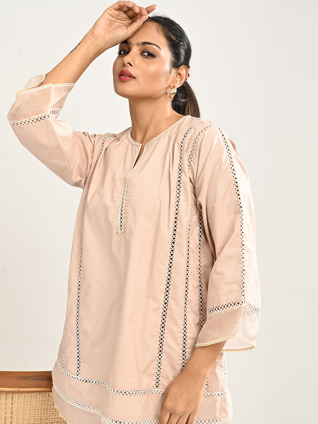 Pink Cotton Co-ord set