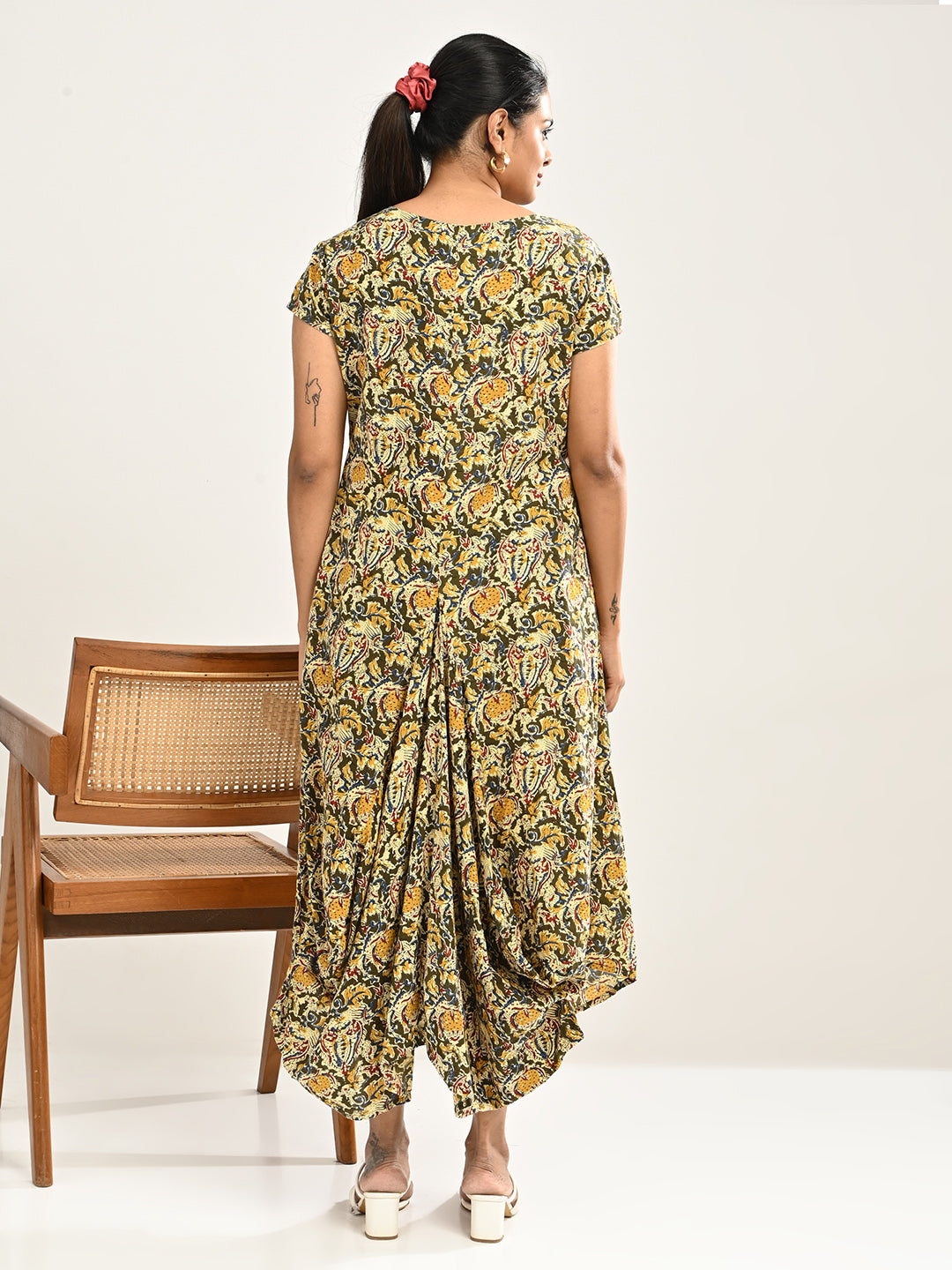 Boho Style Draped Dress