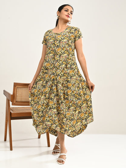 Boho Style Draped Dress