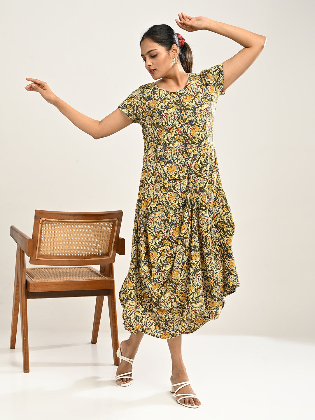 Boho Style Draped Dress