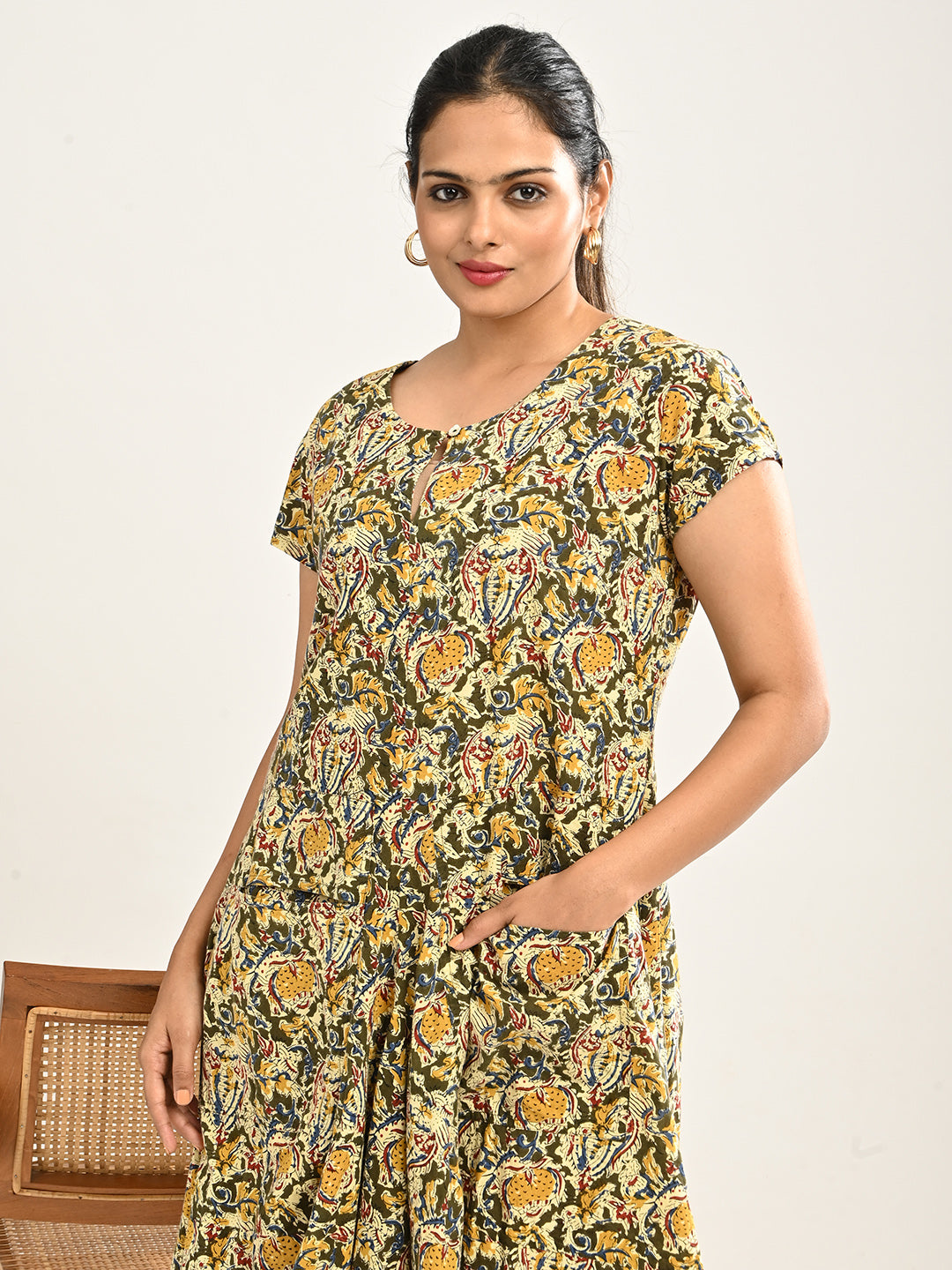 Boho Style Draped Dress