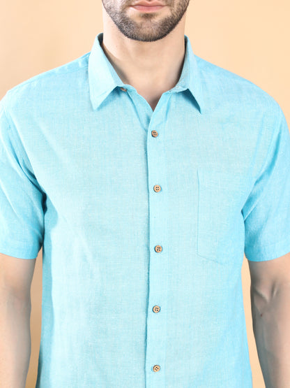 Half Sleeves Casual Cotton Shirt