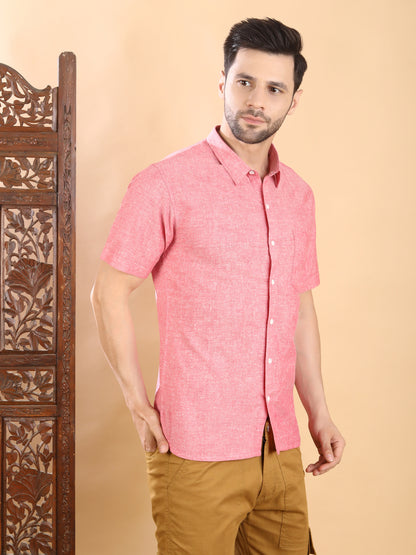 Half Sleeve Shirt - Blush Pink