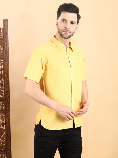 Half Sleeve Shirt - Handloom Cotton