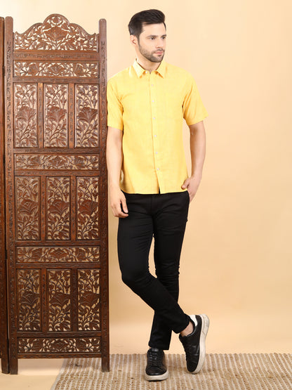 Half Sleeve Shirt - Handloom Cotton